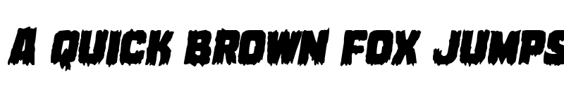 Preview of Marsh Thing Italic Italic font