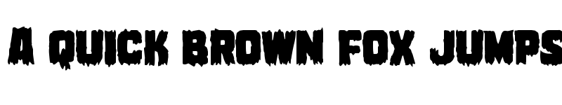 Preview of Marsh Thing Regular font