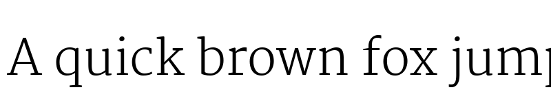 Preview of Martel UltraLight font