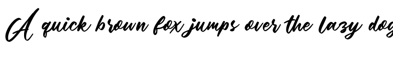 Preview of Martial Script DEMO Regular font