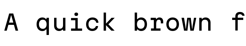 Preview of Martian Mono SemiExpanded Regular font
