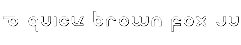 Preview of Masterdom Shadow Shadow font