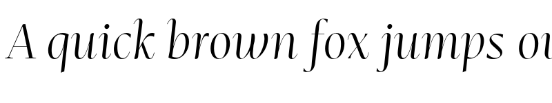 Preview of Mastro Display Light Italic font