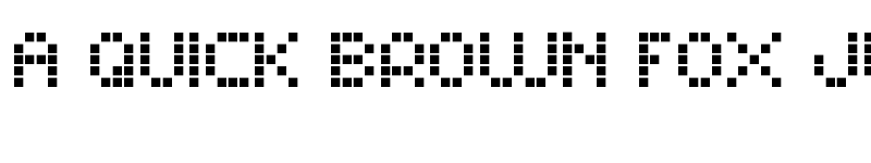 Preview of Matrix Dots Demo Regular font