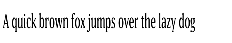 Preview of Matrix II Ext OT Narrow font