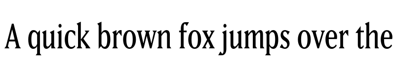 Preview of Matrix II Ext OT Semi Narrow font