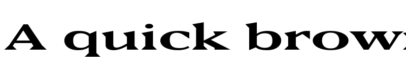 Preview of Matrix II Ext OT Wide font