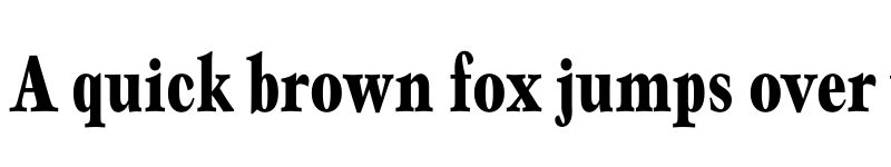 Preview of Mauritius Bold Condensed font