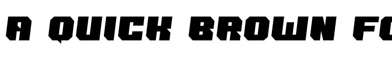 Preview of MAXDRIVE Regular font