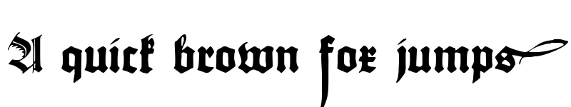 Preview of Maximilian Zier Regular font