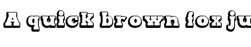 Preview of Maxxi Serif Outline Bold font