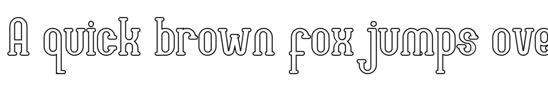 Preview of Maybury Demo Outline font