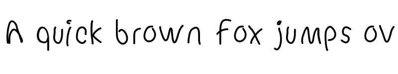 Preview of MBChickenScratch Medium font