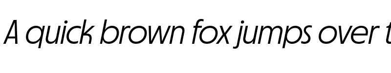 Preview of MD Nichrome Test Light Oblique font
