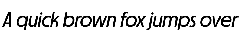 Preview of MD Nichrome Test Regular Oblique font