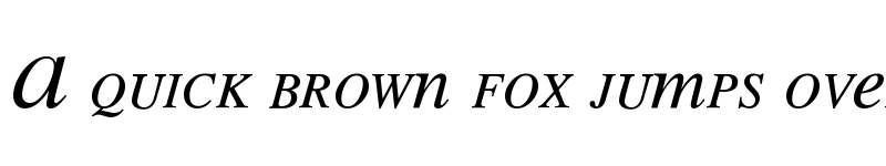 Preview of MEAN 26 Italic Regular font