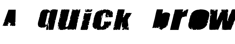 Preview of Meanies Thick font