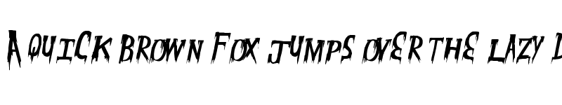 Preview of MeatMarket Regular font