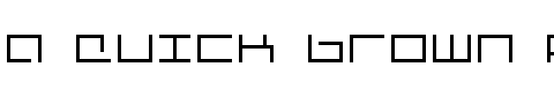 Preview of Mechanic Regular font