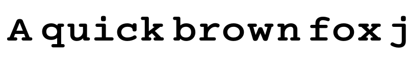 Preview of Mechanical Bold Extended font