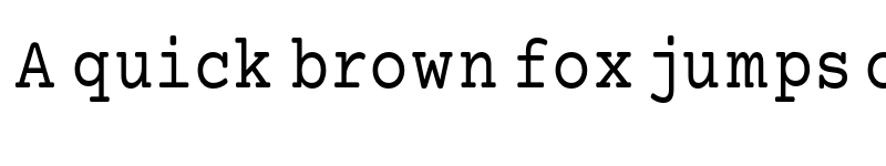 Preview of Mechanical Condensed font