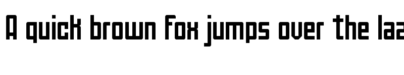 Preview of Mechanical FREE Regular font