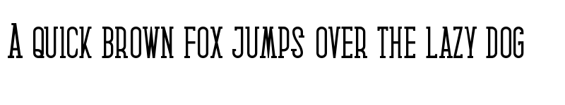 Preview of Medan Slab Regular font