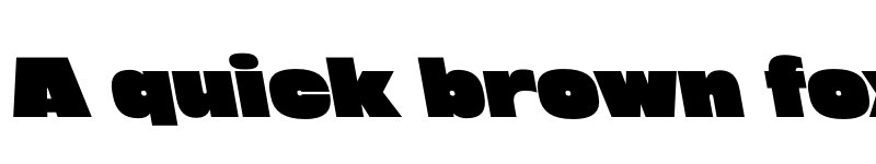 Preview of Megabold 1.0 TRIAL Left 10 font