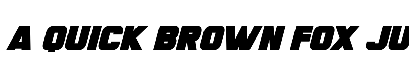 Preview of Megabomb Italic font