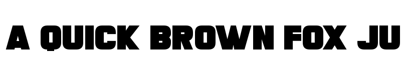 Preview of Megabomb Regular font