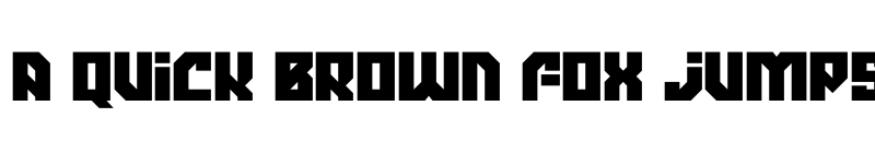 Preview of Megadroid Regular font