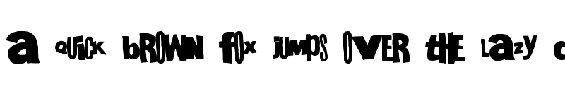 Preview of MegaGothic Regular font