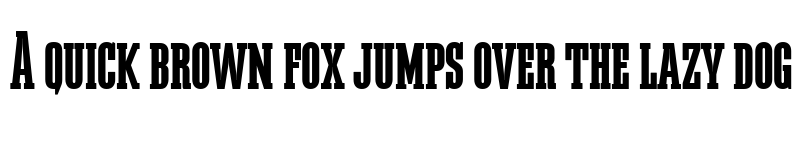 Preview of Megalito Slab SC Extra Condensed font