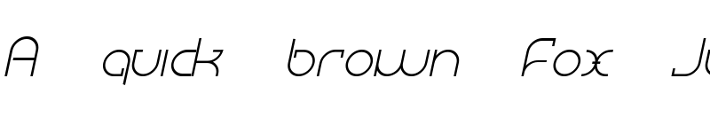 Preview of Megalomania Italic font