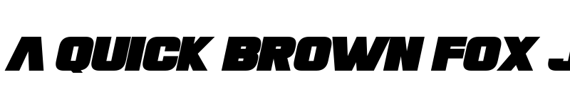 Preview of Megapunch Italic font