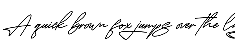 Preview of Megasta Signateria Signature Italic font