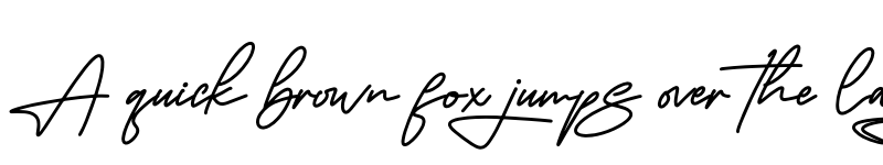 Preview of Megasta Signateria Signature Regular font