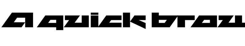 Preview of Megavolt Regular font