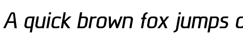 Preview of Megi Sans Italic font