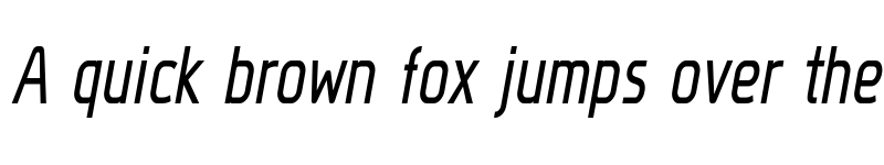 Preview of Megi Sans Narrow Italic font