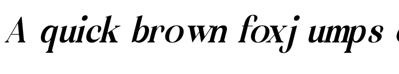 Preview of Megihari Italic font