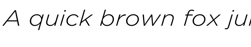 Preview of Meinily Extra Light Italic font
