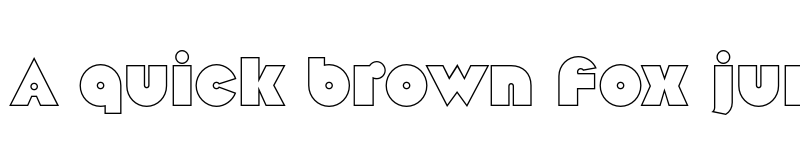 Preview of Mekon Outline font