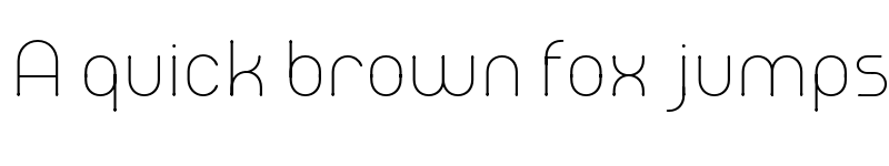 Preview of Melaround Regular font