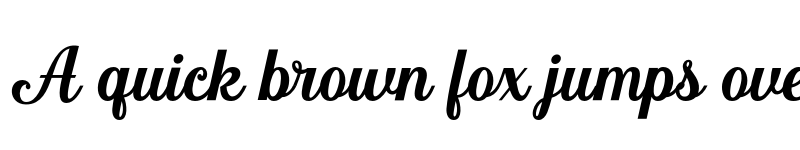 Preview of Meldina Regular font