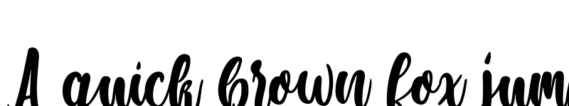 Preview of Melita Script Regular font