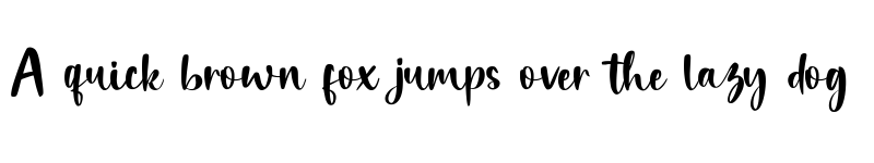 Preview of Melliath Regular font