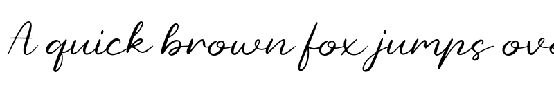 Preview of Melody Cinta Regular font