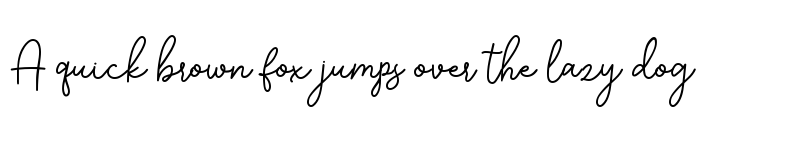 Preview of Melove Regular font