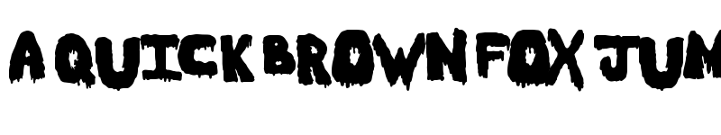 Preview of Meltasstic Regular font